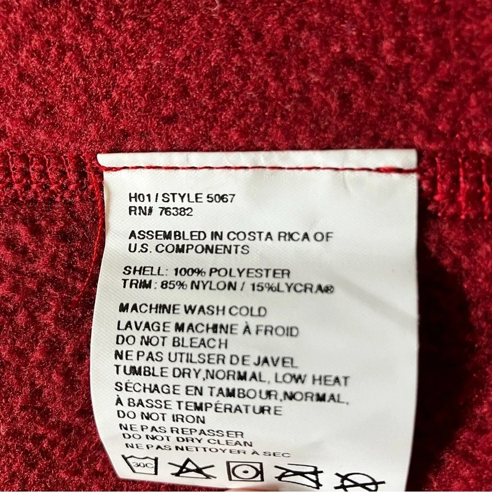 Timberland Men's Red Fleece Polartec Vest - XXL